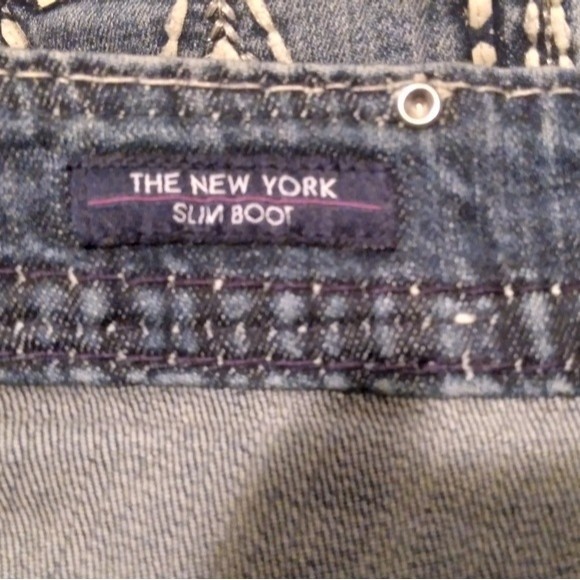 Vigoss The New York Slim Boot jeans size 5/6 flap pockets - Picture 5 of 8